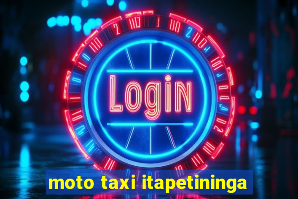 moto taxi itapetininga