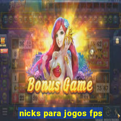 nicks para jogos fps