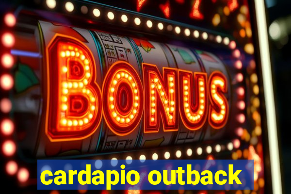 cardapio outback