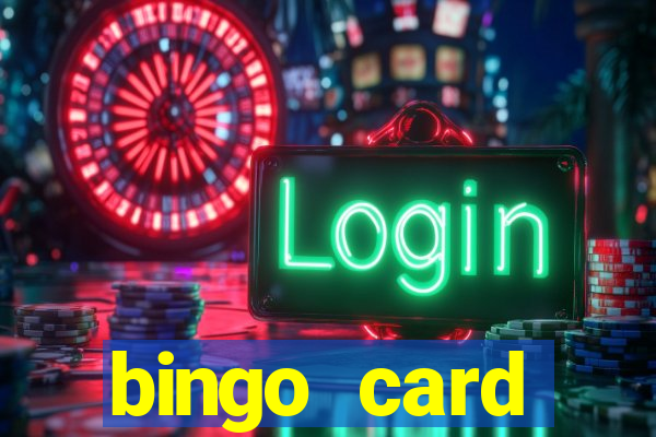 bingo card generator with pictures