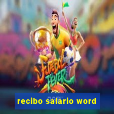 recibo salario word