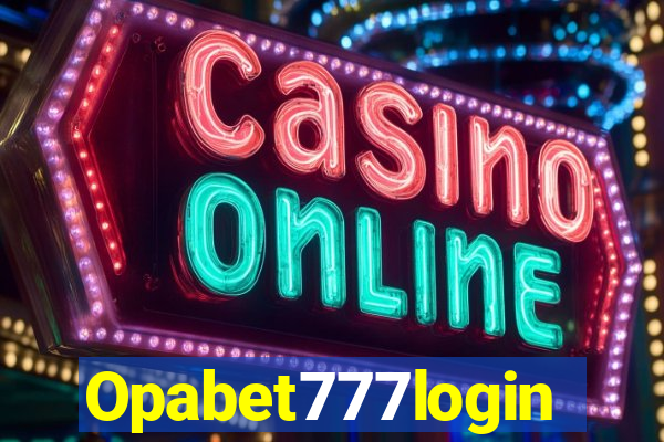 Opabet777login