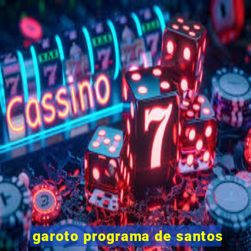 garoto programa de santos